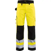 Blakläder Naisten Highvis Housut - Huomio Keltainen/Musta - C38