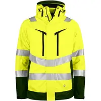 Projob 6445 Tekninen Takki 3-In-1 En Iso 20471 Luokka 3/2 - Yellow/Black - XS