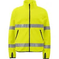 Projob 6327 Fleecetakki En Iso 20471 Luokka 3 - Yellow/Black - 3XL