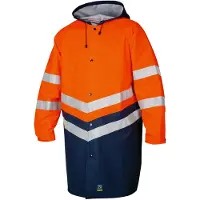 Projob 6403 Sadetakki En Iso 20471 Luokka 3 - Orange/Navy - XXL