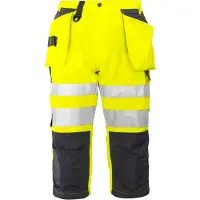 Projob 6510 Caprihousut En Iso 20471 Luokka 2 - Yellow/Navy - C60