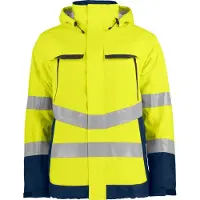 Projob 6441 Huomio Talvitakki En Iso 20471 Luokka 3 - Yellow/Navy - XL