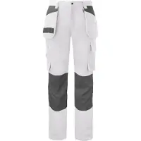 Projob 5530 Riipputaskuhousut - White - C54/154