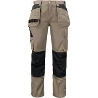 Projob 5531 Riipputaskuhousut - Khaki - C46/146