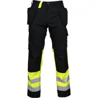 Projob 6502 Housut En Iso 20471 Luokka 1 - Yellow/Black - C62