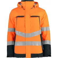 Projob 6441 Huomio Talvitakki En Iso 20471 Luokka 3 - Orange/Black - 4XL
