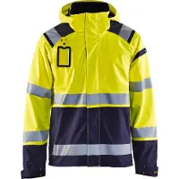 Blakläder Highvis Kuoritakki - Huomio Keltainen/Mariininsininen - Xl