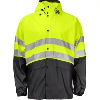 Projob 6431 Lyhyt Sadetakki En Iso 20471 Luokka 3/2 - Yellow/Black - 2XL