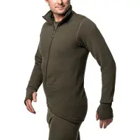 Woolpower Full Zip Jacket 400Jacket Pine Green - L
