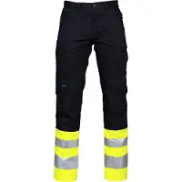 Projob 6523 Housut En Iso 20471 Luokka 1 - Yellow/Black - D96