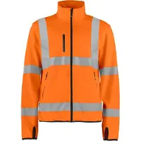 Projob 6105 Kevyt Softshelltakki En Iso 20471 Luokka 3 - Orange/Black - L