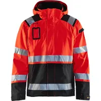 Blakläder Highvis Kuoritakki - Huomio Punainen/Musta - M