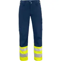 Projob 6533 Huomioreisitaskuhousut En Iso 20471 Luokka 1 - Yellow/Navy - D96
