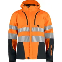Projob 6419 Tekninen Takki En Iso 20471 Luokka 3/2 - Orange/Black - 4XL