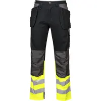 Projob 6522 Housut En Iso 20471 Luokka 1 - Yellow/Black - D100