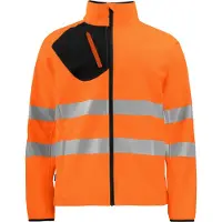 Projob 6432 Softshelltakki En Iso 20471 Luokka 3/2 - Orange/Black - 3XL