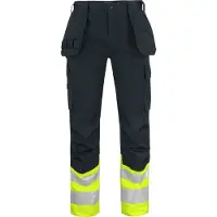 Projob 6534 Huomioriipputaskuhousut En Iso 20471 Luokka 1 - Yellow/Black - D96