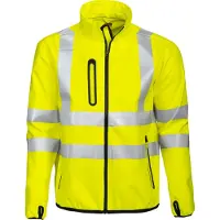 Projob 6412 Softshelltakki En Iso 20471 Luokka 3 - Yellow/Black - 3XL