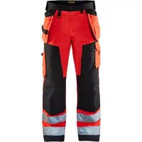 Blakläder Highvis Riipputaskuhousut - Huomio Punainen/Musta - C58