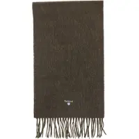 Barbour Plain Lambswool Scarf Seaweed
