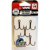 Vmc 4551 CB 1X Rapala Pike 5kpl kolmihaarakoukku