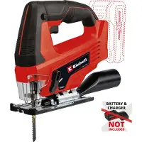 Einhell -akkukuviosaha 18V, TC-JS 18 Li-Solo, ilman akkua ja laturia