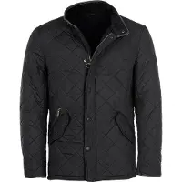 Barbour Powell Quilted Jacket - Black - XXXL