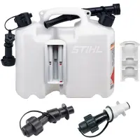 Stihl Kombikannu, läpinäkyvä, työkalukiinnikkeet & ylitäyttösuulakkeet