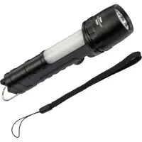 Brennenstuhl 1178690, Painikkeellinen taskulamppu, Musta, Harmaa, Metalli, Painikkeet, IP54, LED