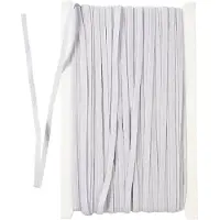 Creativ Company Elastic Thickness 6mm Valkoinen 50m