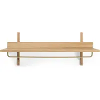 Ferm Living Sector hylly tangolla, tammi - messinki