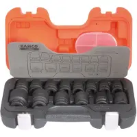 Bahco Hylsysarja D/S14; 1/2''; 14 kpl.