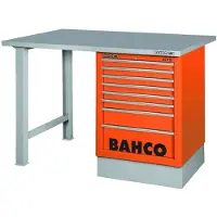 Bahco terästyöpöytä 1495K6CWB15TS, 1500 mm, 6 laatikkoa