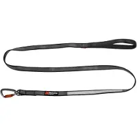 Non-Stop Dogwear - Move hihna musta 1.5m/15mm - Koirat - Kaulapannat