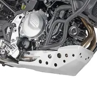Kappa pohjapanssari harjattua ja anodisoitua alumiinia, bmw f850 gs 2018-23, f900 gs 2024-26