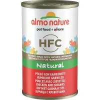 Almo nature 6x140g Natural kana & katkarapu + 6x50g Sterilised Tyynenmeren tonnikala HFC kissanruoka