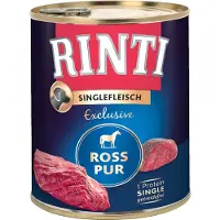 Rinti 12 x 800 g hevonen Single Exclusive koiranruoka
