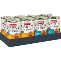 Animonda Carny 8x140ml Cat Drink -mix (kana & tonnikala) -kissanherkut