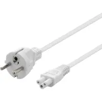 Deltaco – Laitekaapeli, suora CEE 7/7 - suora IEC C5, 2m, 3X0.75mm2 (DEL-109NV)