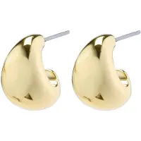 Pilgrim Alexane Recycled Chunky Mini Hoop Earrings - Gold - ONE SIZE