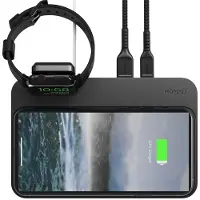 Nomad Wireless Base Station Watch Edition v3 Qi MagSafe/USB-C Black