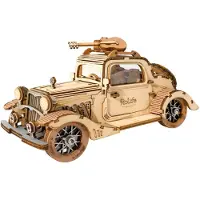 LatestBuy Toy Box 3D puinen palapeli, Vintage-auto, 164 osaa, , TG504