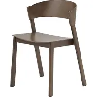 Muuto Cover tuoli, petsattu tummanruskea