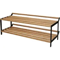 Essem Design , Tamburin Kenkähylly 100 cm Tammi Musta