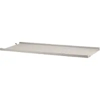 String metallihylly 78 x 30 cm, matala, beige