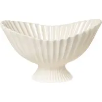 Ferm Living Fountain jalallinen vati, luonnonvalkoinen