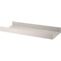 String metallihylly 78 x 30 cm, korkea, beige