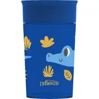 Dr browns 360 juomalasi ilman juoksuputkea Sininen ilman kättä 300ml