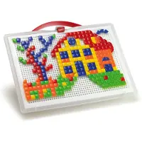 Quercetti Visual Pixel Arts 300 Pins 5 Colours Kirkas
