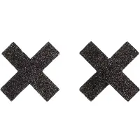 Cottelli collection Nipple Sticker Cross Black